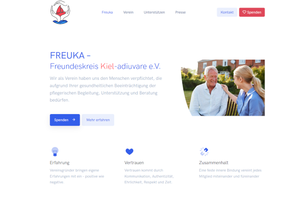 Webseite Verein Vorschaubild