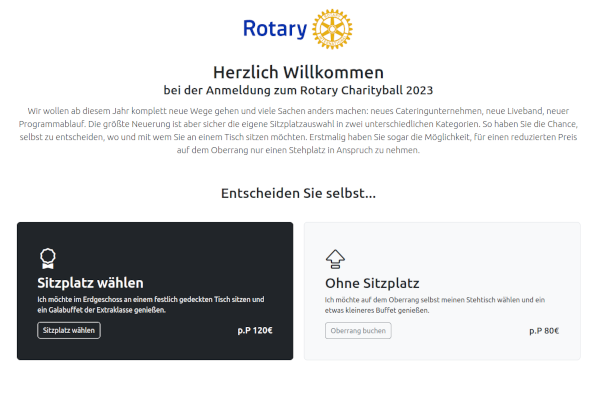 Ticket-Buchungsystem für Veranstaltungen Vorschaubild